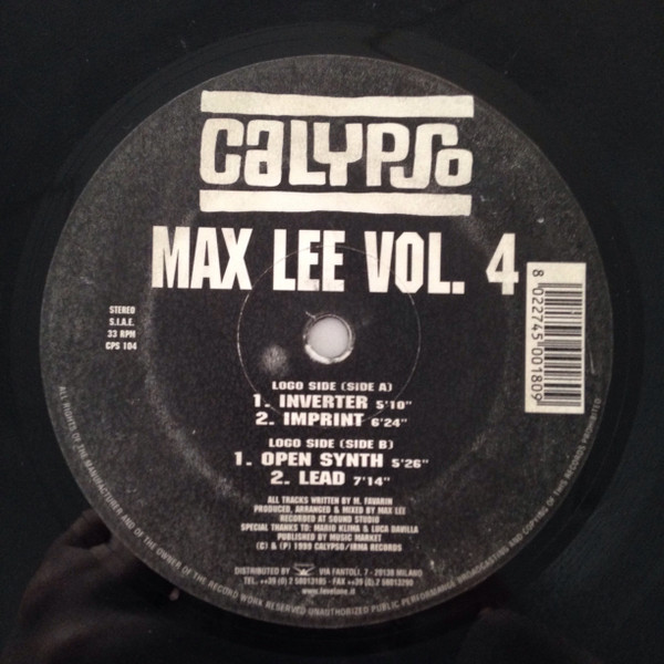 télécharger l'album Max Lee - Max Lee Vol 1