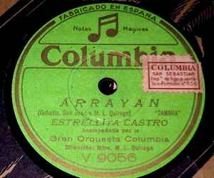 Estrellita Castro – Arrayan / La Morena De Mi Copla (1942, Shellac) -  Discogs