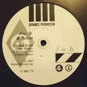 Eric B. & Rakim - Paid In Full - The Coldcut Remix