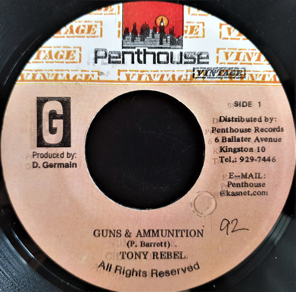 Album herunterladen Tony Rebel - Guns Ammunition