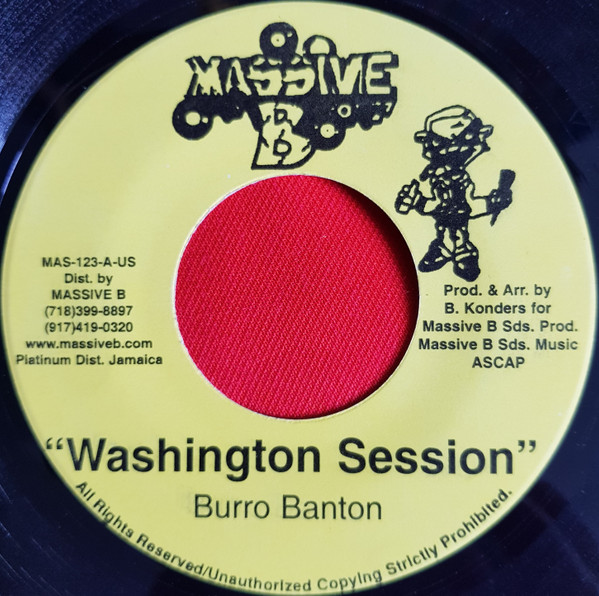 Burro Banton – Washington Session (1996, Vinyl) - Discogs