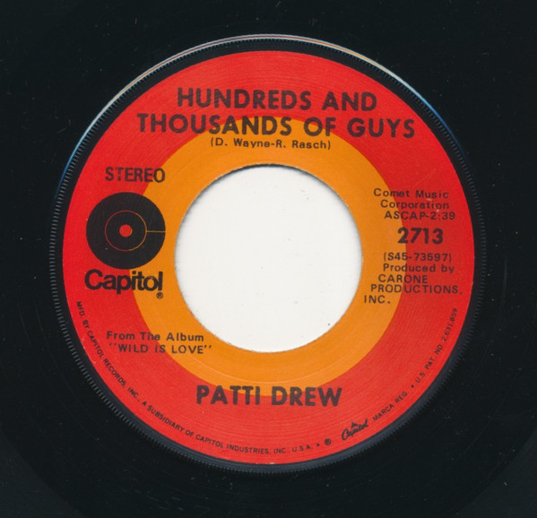 descargar álbum Patti Drew - Hundreds And Thousands Of Guys Pick Up