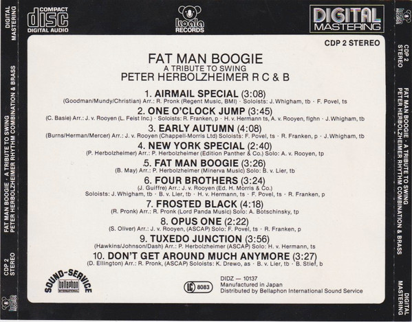 Album herunterladen Peter Herbolzheimer RC & B - Fat Man Boogie