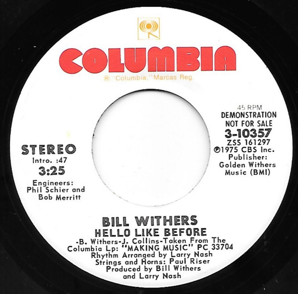 baixar álbum Bill Withers - Hello Like Before