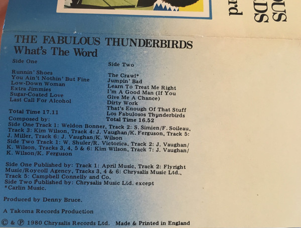 télécharger l'album The Fabulous Thunderbirds - Whats The Word