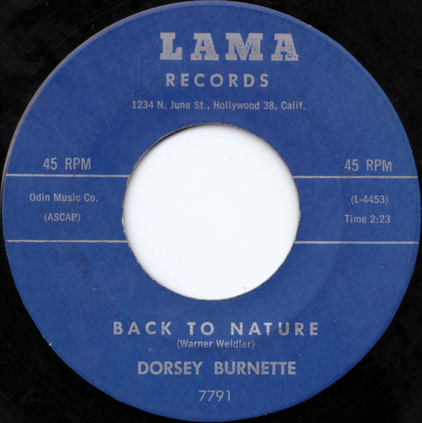 descargar álbum Dorsey Burnette - Rolling Restless Stones Back to Nature