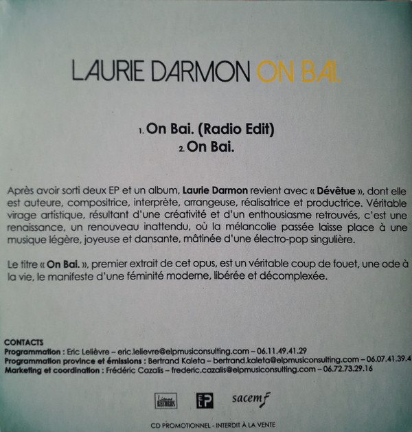 descargar álbum Laurie Darmon - On Bai