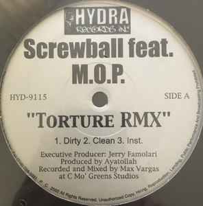 Screwball - Torture (Remix) / Street Life album cover