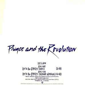 Let's Go Crazy - Prince And The Revolution