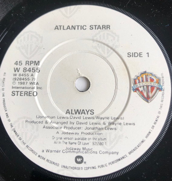 Atlantic Starr - Always | Releases | Discogs