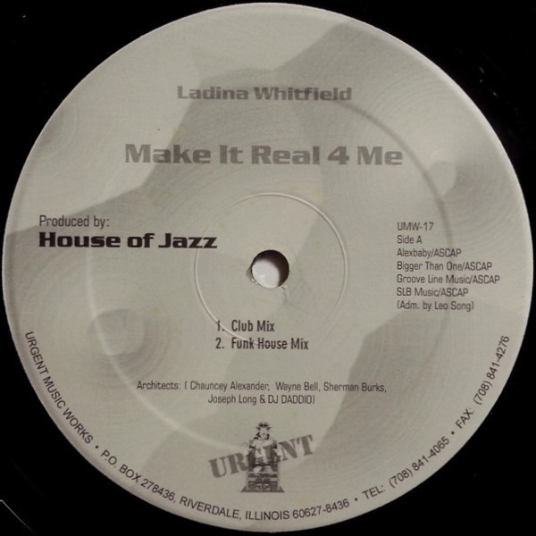 Ladina Whitfield – Make It Real 4 Me (1997, Vinyl) - Discogs