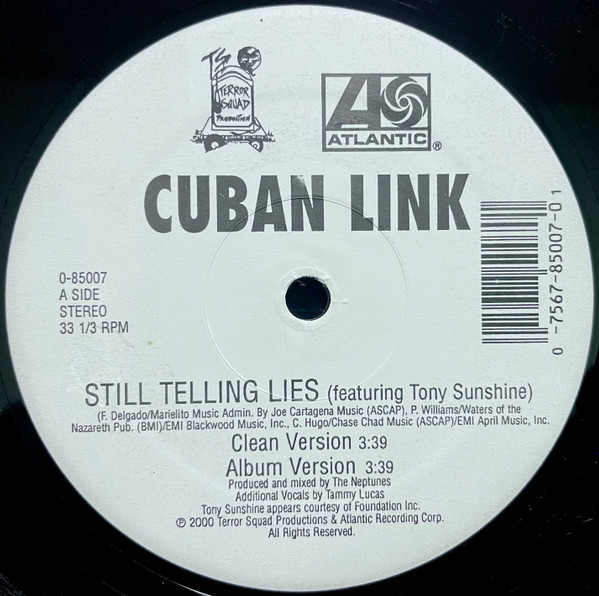 Cuban Link – Still Telling Lies (2000, Vinyl) - Discogs