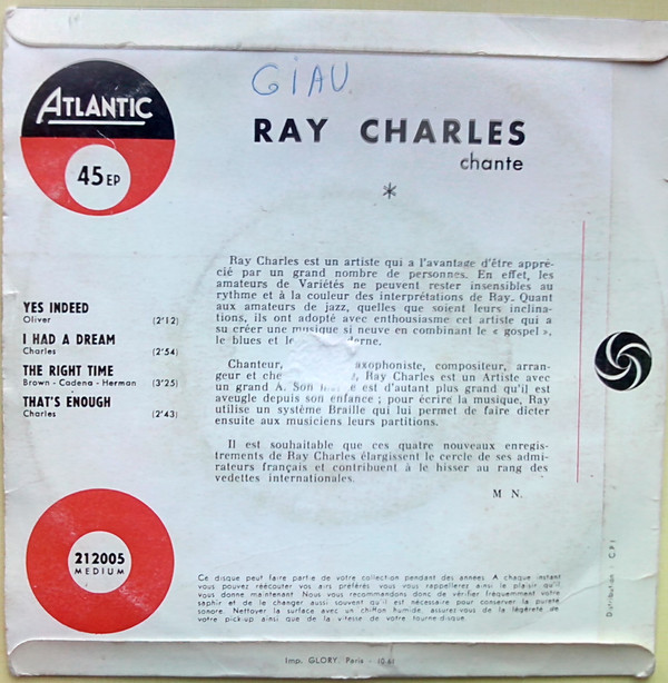 Album herunterladen Ray Charles - Chante