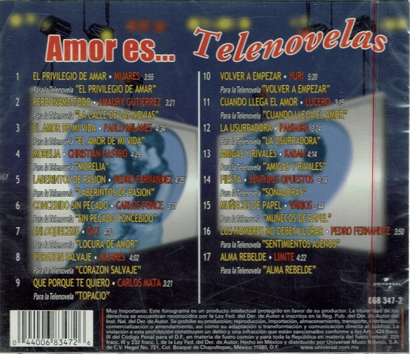 télécharger l'album Various - Amor Es Telenovelas