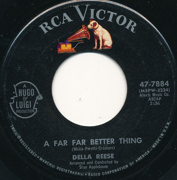 Della Reese A Far Far Better Thing I Possess 1961 Vinyl