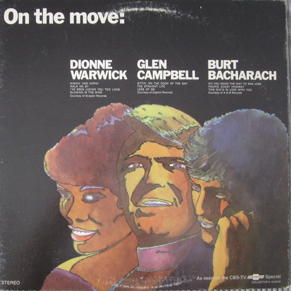 lataa albumi Dionne Warwick, Glen Campbell, Burt Bacharach - On The Move