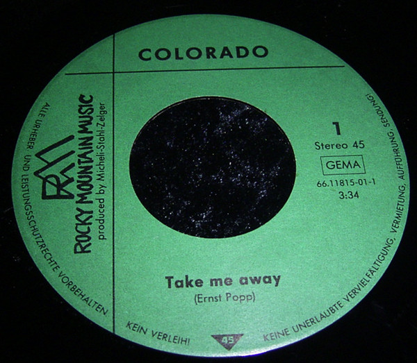 lataa albumi Colorado - Take Me Away Do You Know Hitch Hiking