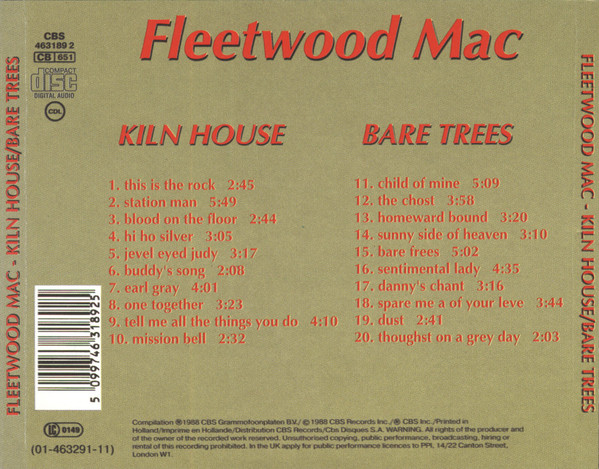 last ned album Fleetwood Mac - Kiln House Bare Trees