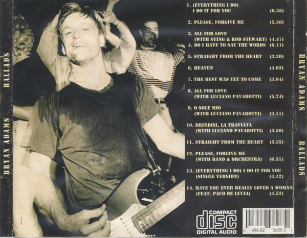 Album herunterladen Bryan Adams - Ballads
