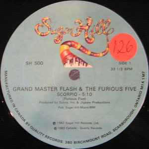Grandmaster Flash & The Furious Five - Scorpio album cover