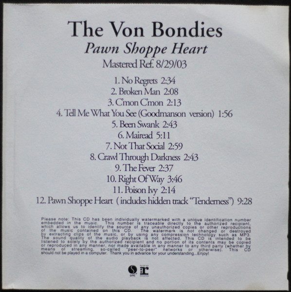 Pawn Shoppe Heart (tradução) - The Von Bondies - VAGALUME