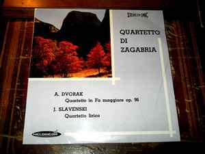 Antonín Dvořák - Quartetto In Fa Maggiore, Op96 / Quartetto Lirico album cover