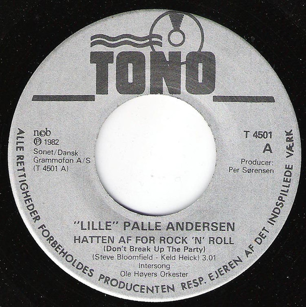 last ned album Lille Palle Andersen - Hatten Af For Rock N Roll