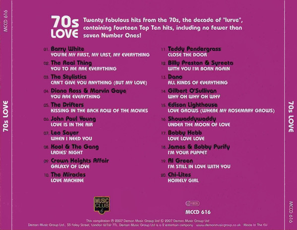 last ned album Various - 70s Love