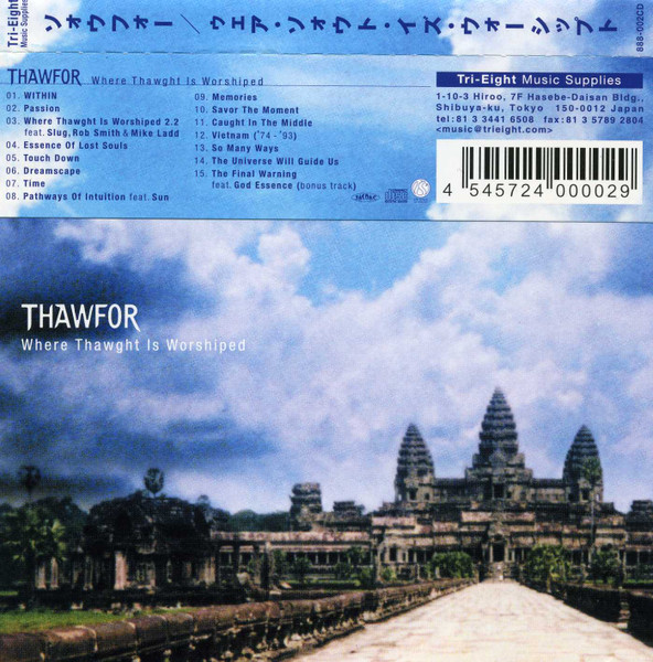 Thawfor – Where Thawght Is Worshiped (2001, CD) - Discogs