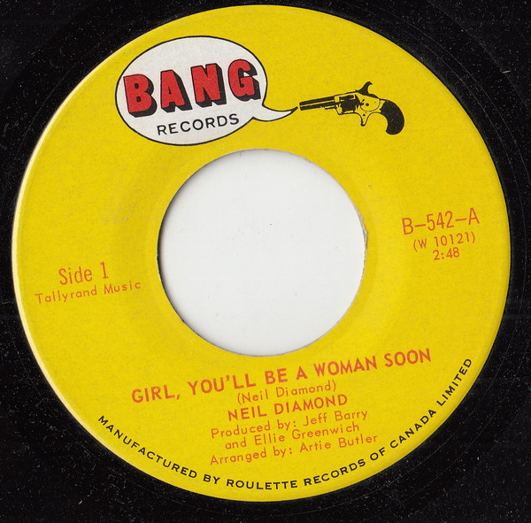 Neil Diamond – Girl, You'll Be A Woman Soon Lyrics