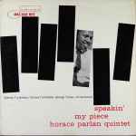 Horace Parlan Quintet – Speakin' My Piece (1960, Vinyl) - Discogs