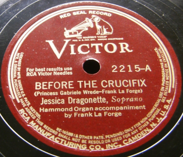 last ned album Jessica Dragonette - Before The Crucifix Songs My Mother Taught Me