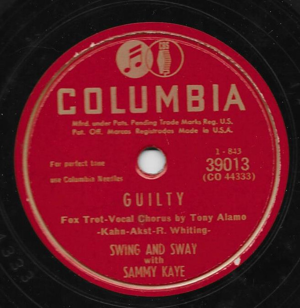 baixar álbum Swing And Sway With Sammy Kaye - Cheeky Cheeky Hoopla Guilty