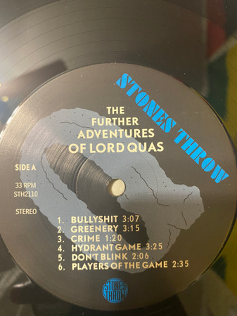 Quasimoto - The Further Adventures Of Lord Quas | Stones Throw Records (STH2110) - 3