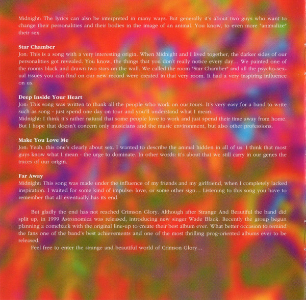 baixar álbum Download Crimson Glory - Strange And Beautiful album