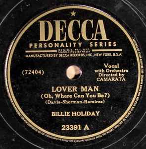 Billie Holiday - Lover Man (Oh, Where Can You Be?) / That Ole Devil Called Love album cover