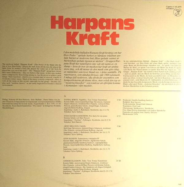 descargar álbum Harpans Kraft - Harpans Kraft