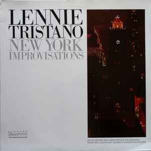 New-York improvisations / Lennie Tristano, p | Tristano, Lennie. P