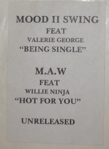 Mood II Swing Feat Valerie George / M.A.W Feat Willie Ninja 
