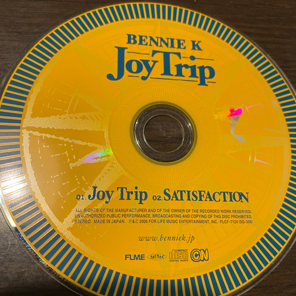 Bennie K – Joy Trip (2006, CD) - Discogs