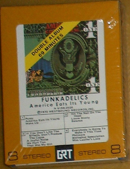 Funkadelic – America Eats Its Young (1972, 8-Track Cartridge 