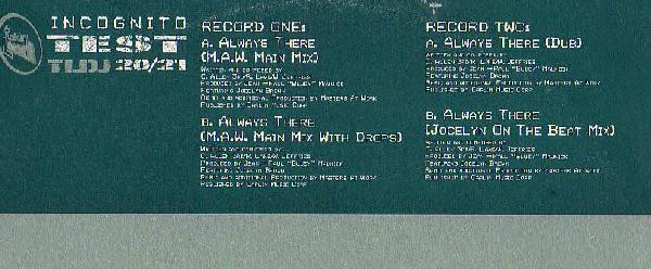 Incognito – Always There (1996, Vinyl) - Discogs