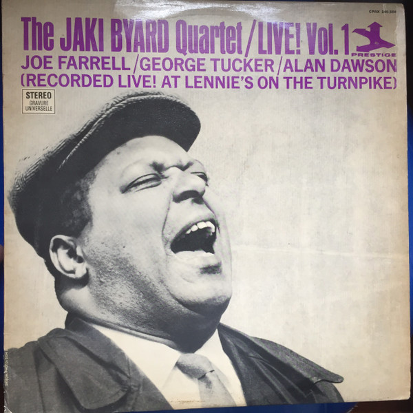 The Jaki Byard Quartet - Live! Vol. 1 | Releases | Discogs