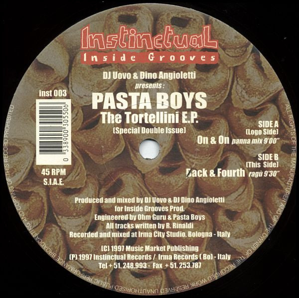 descargar álbum Pastaboys - Pasta Boys The Tortellini ep Special Double Issue