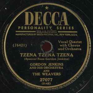 Gordon Jenkins And His Orchestra - Tzena Tzena Tzena / Goodnight Irene album cover