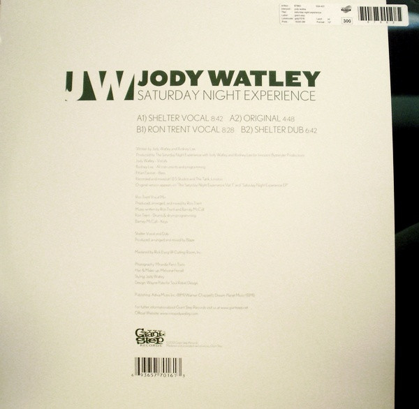 descargar álbum Jody Watley - Saturday Night Experience