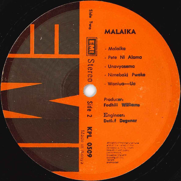 lataa albumi Dr Fadhili William & Malaika Boys - Malaika