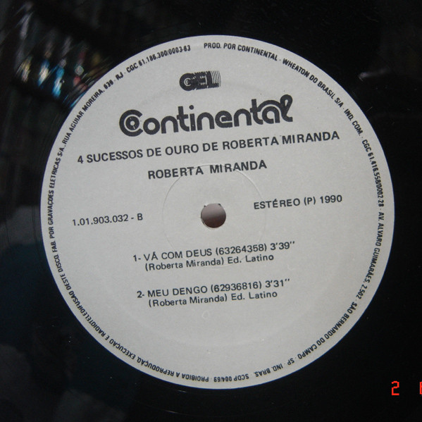 ladda ner album Roberta Miranda - 4 Sucessos De Ouro Da Roberta Miranda