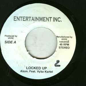 Akon - Locked Up / Roc Ya Body 'Mic Check 1,2' album cover