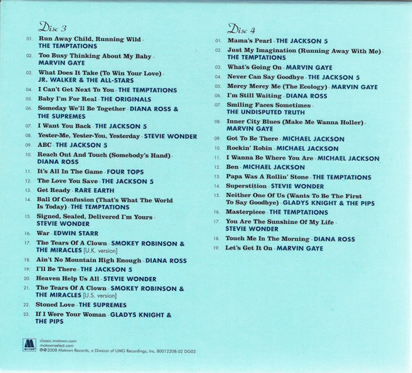 télécharger l'album Various - Motown The Complete No 1s